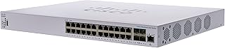 CISCO DESIGNED Business CBS350-24XT Managed Switch | 24 Port 10GE | 4x10G SFP+ Shared | Limited Lifetime Hardware Warranty (CBS350-24XT-NA)