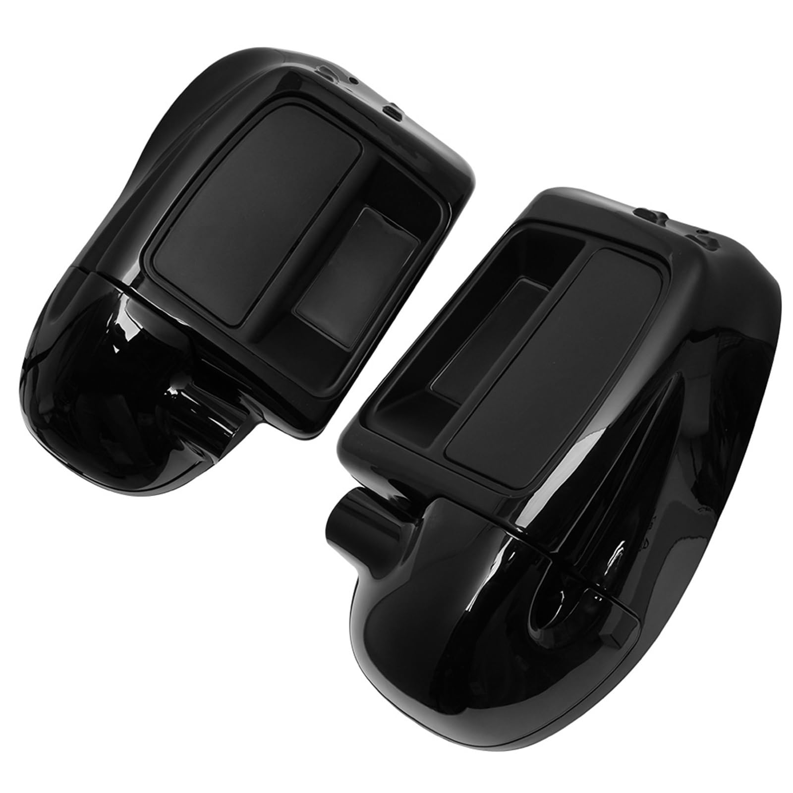 Boîte à gants carénage jambe inférieure ventilée noire brillante Harley Electra Glide FLHTCU - 8