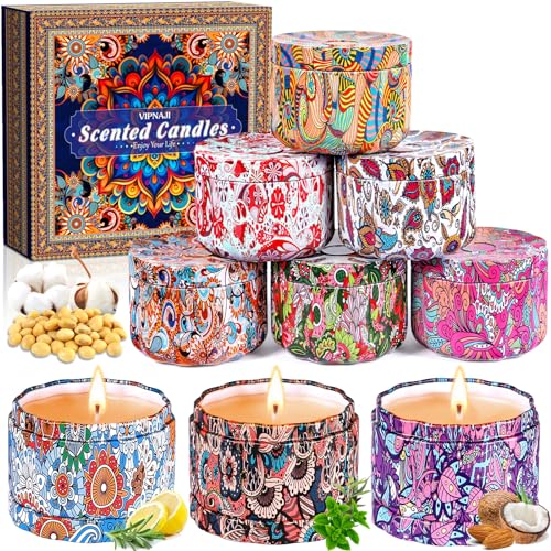 Le set de bougies parfumées