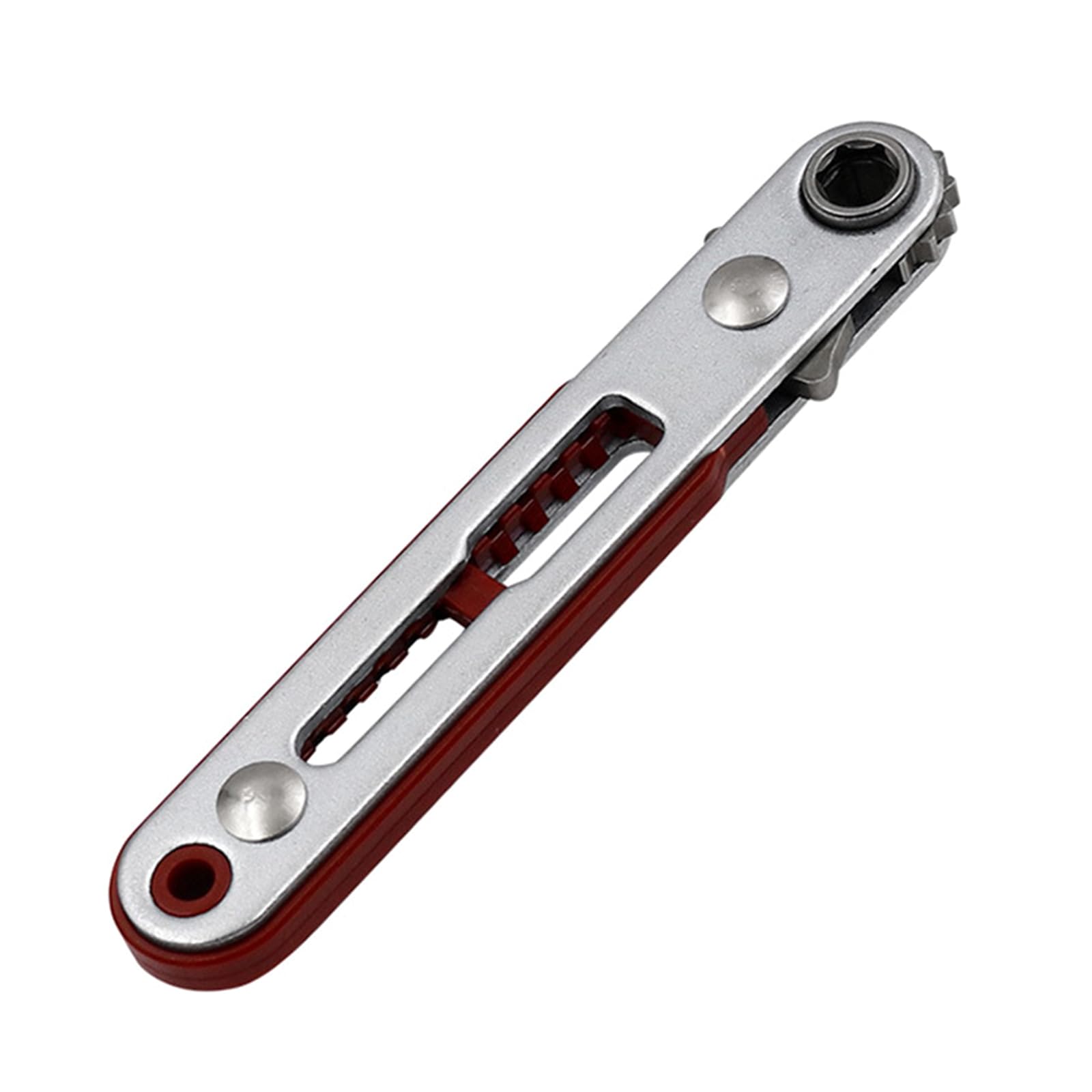 Hsioluted Household Miniature Ratchet Screwdriver Multi Functional Ratchet Wrench Screwdriver Perfect for Narrow Gaps ABS Wrench