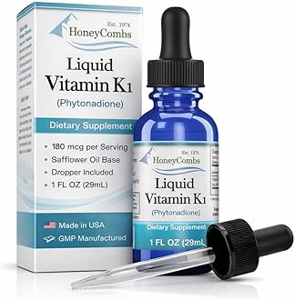 Vitamin K Drops Newborn – Liquid Vitamin K1 (Phytonadione) 180 mcg per Serving – Vitamin K for Newborns, Babies & Adults – Oral Vitamin K Supplement – 1 oz (30 mL) – Safflower Oil – Made in USA