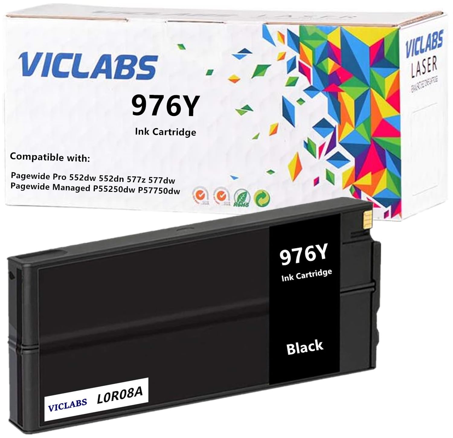 Amazon.com: VicLabs 976Y L0R08A Ink Cartridges Replacement for HP