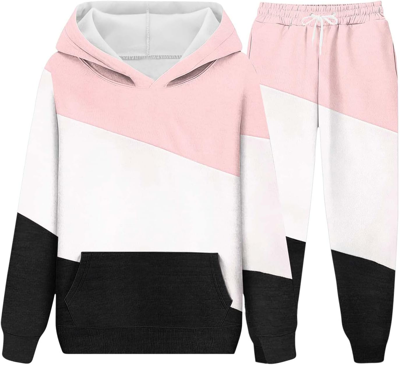 Fleece Lined Sherpa Outfits 2PC Sweatsuits for Kids Girl Boy Thermal Fuzzy 2 Piece with Hood Pants Hoods Outfits Sweatpants Sweatshirts 2PC Sweatsuits Kid 8 Years
