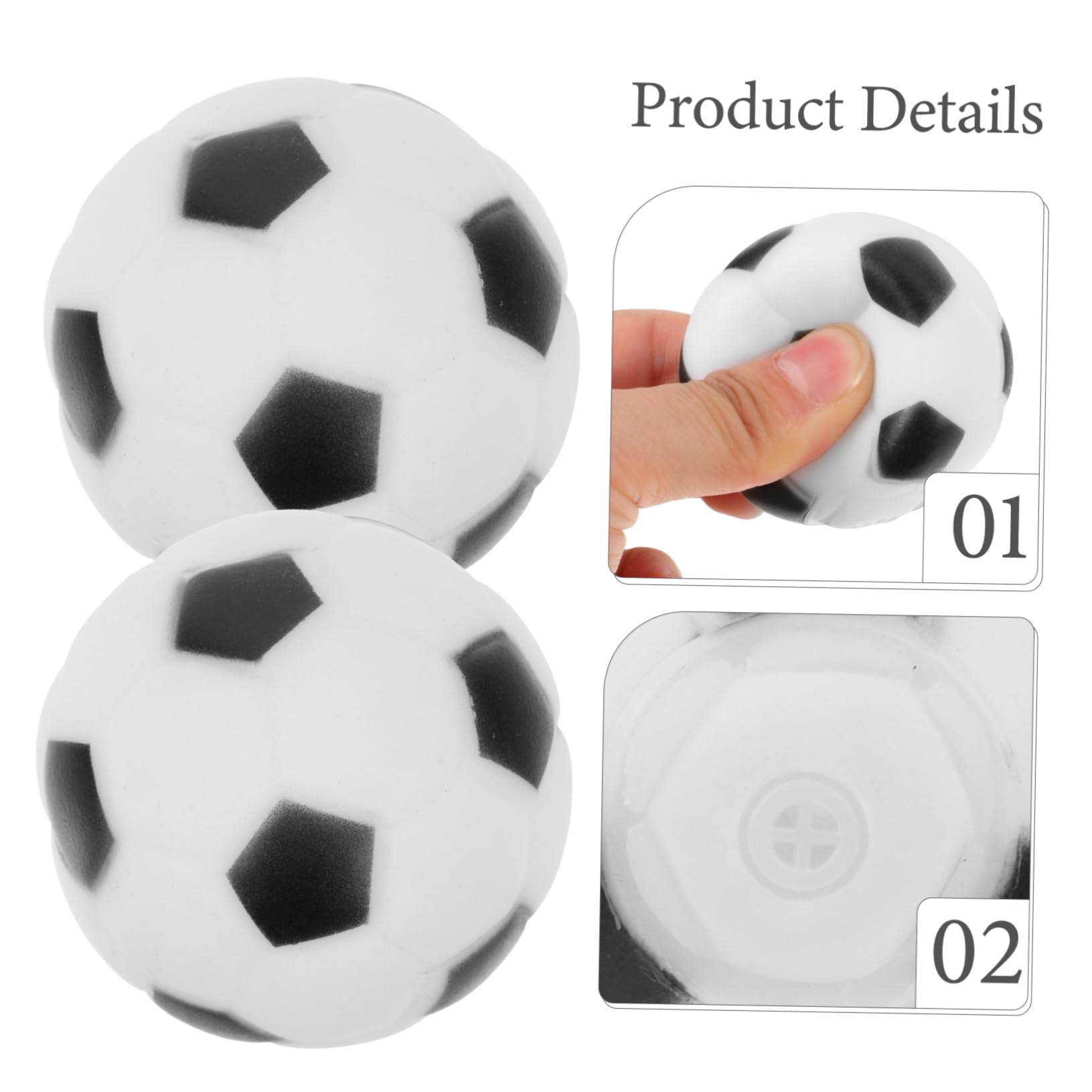 BESPORTBLE Lot De 5 Jouets À Mâcher Agressifs pour Animaux De Compagnie en Forme De Ballon De Football pour Chien Couineur Haute Visibilité Petit Adorable pour La Maison 4 Pièces X 5