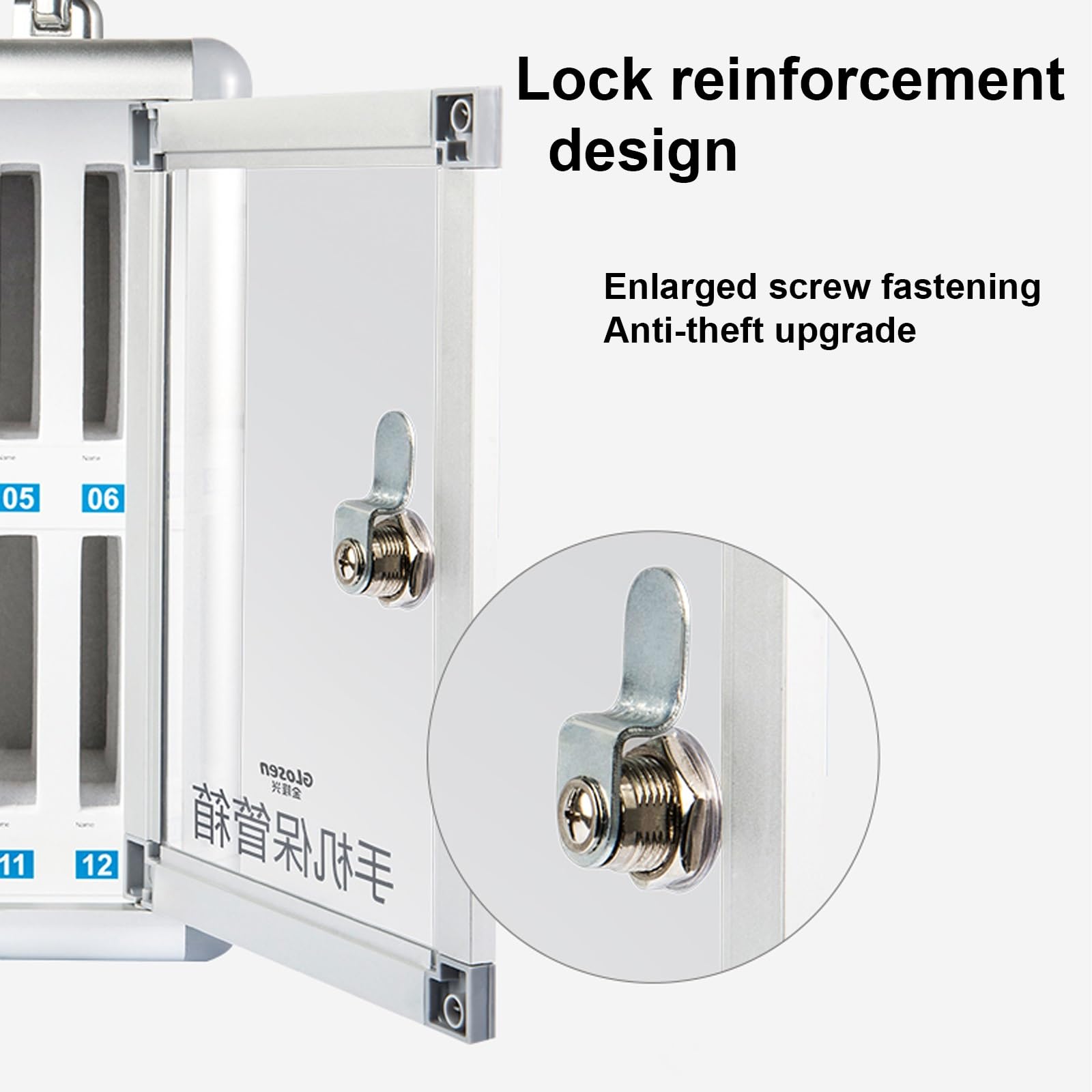 Phone Locker, Portaoggetti Per La Gestione Del Cellulare, Con Una Comoda Maniglia, Resistente Alle Cadute e Alla Pressione, Adatto a Fabbriche, Scuole e Aziende(26.5 * 19 * 38.5cm)