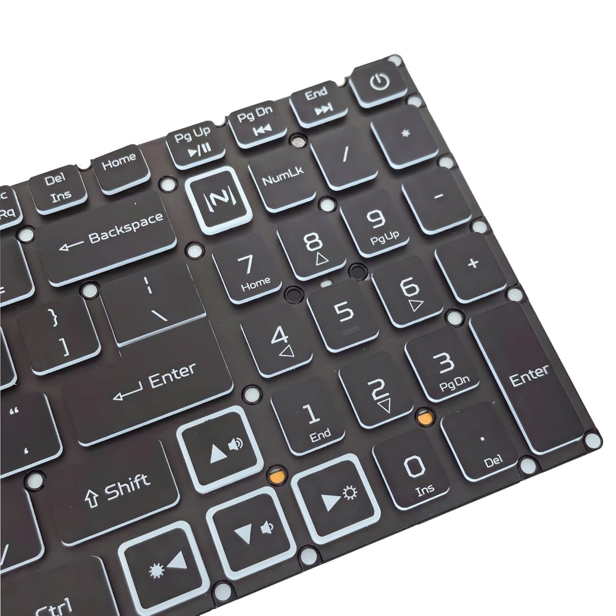 FORIDA Laptop Keyboard Compatible for Acer Nitro 5 AN515-56 AN515