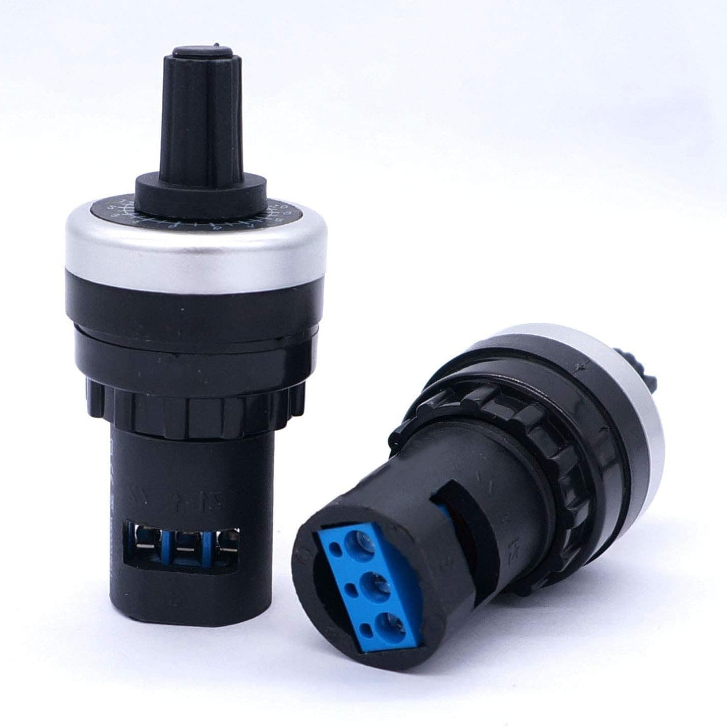 Lot de 2 potentiomètres 5K pour montage sur panneau de commutation VSD VFD à vitesse variable pour convertisseur de fréquence