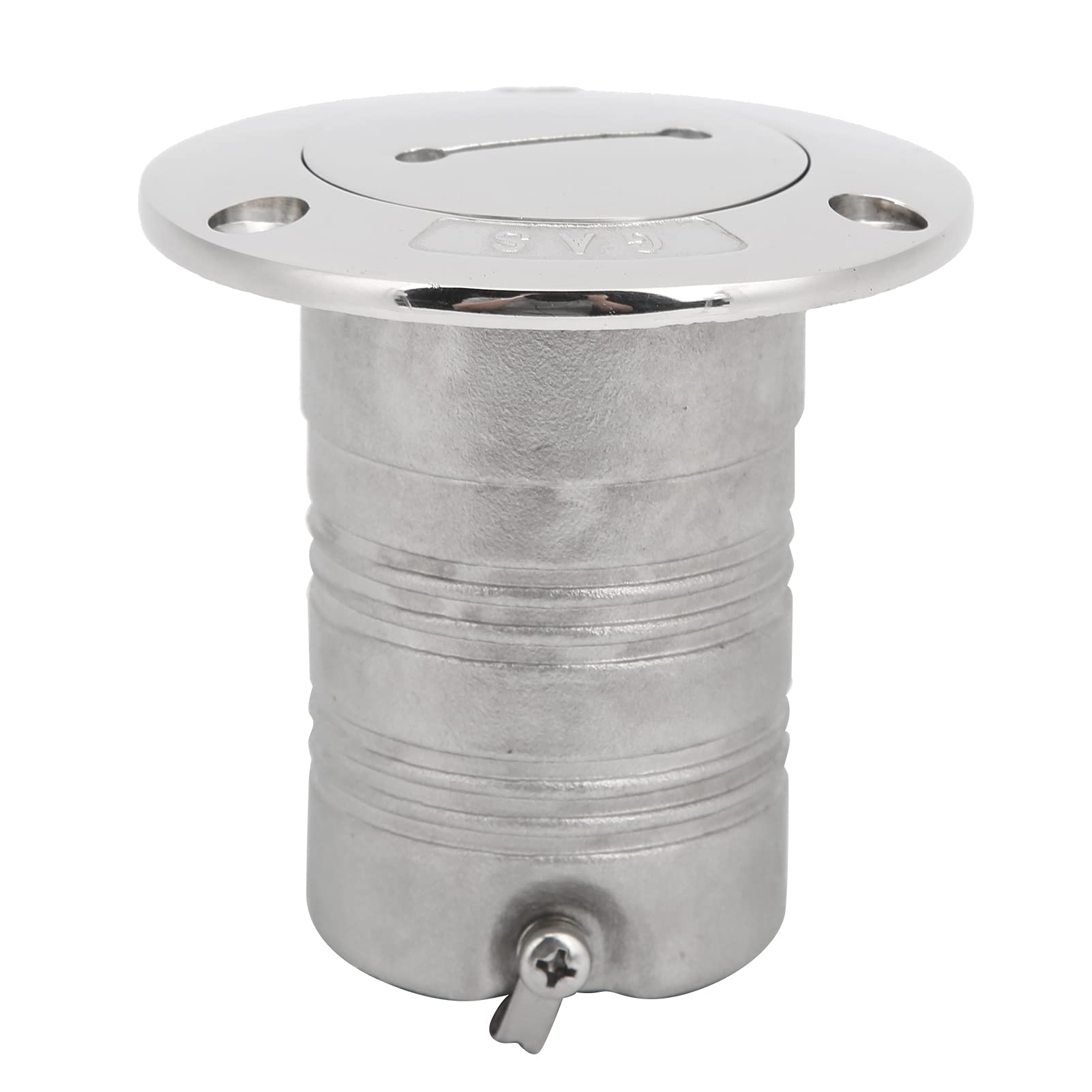 Boat Gas/Fuel Deck Fill/Filler,Stainless Steel Fill, Engine Oil Funnel for Port 50MM/38MM(38MM)
