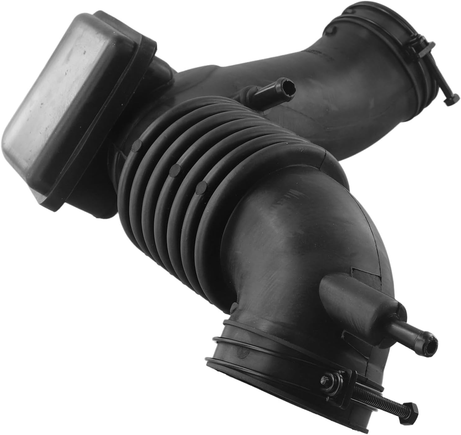 Air Intake Hose Assembly For Kia Rondo 2007-2012, Direct Replacement for OEM 28130-1D100, Black ABS Plastic Fuel Delivery Component, Easy Installation, 1 Piece