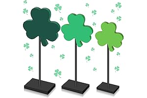 Irish Wood Shamrock Party Table Decorations