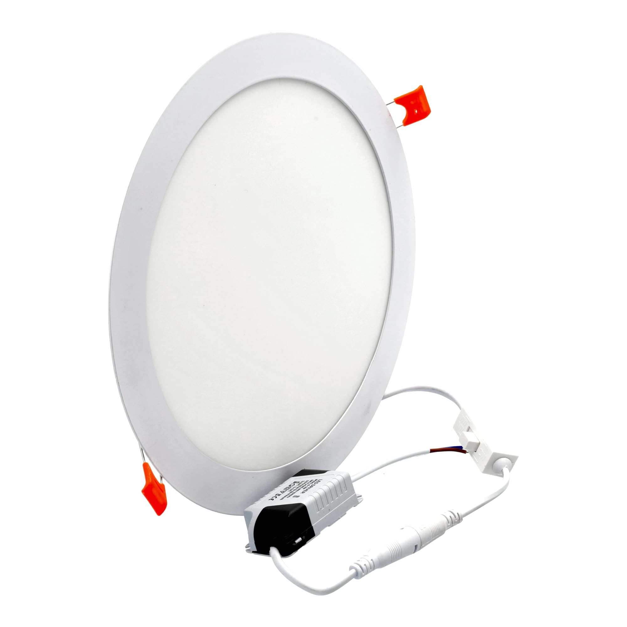 JANDEI, 18W CCT (3000K, 4200K, 6000K) Round LED Downlight, White, 222mm Diameter. Perfect for Home Living Room, Office - Image 2