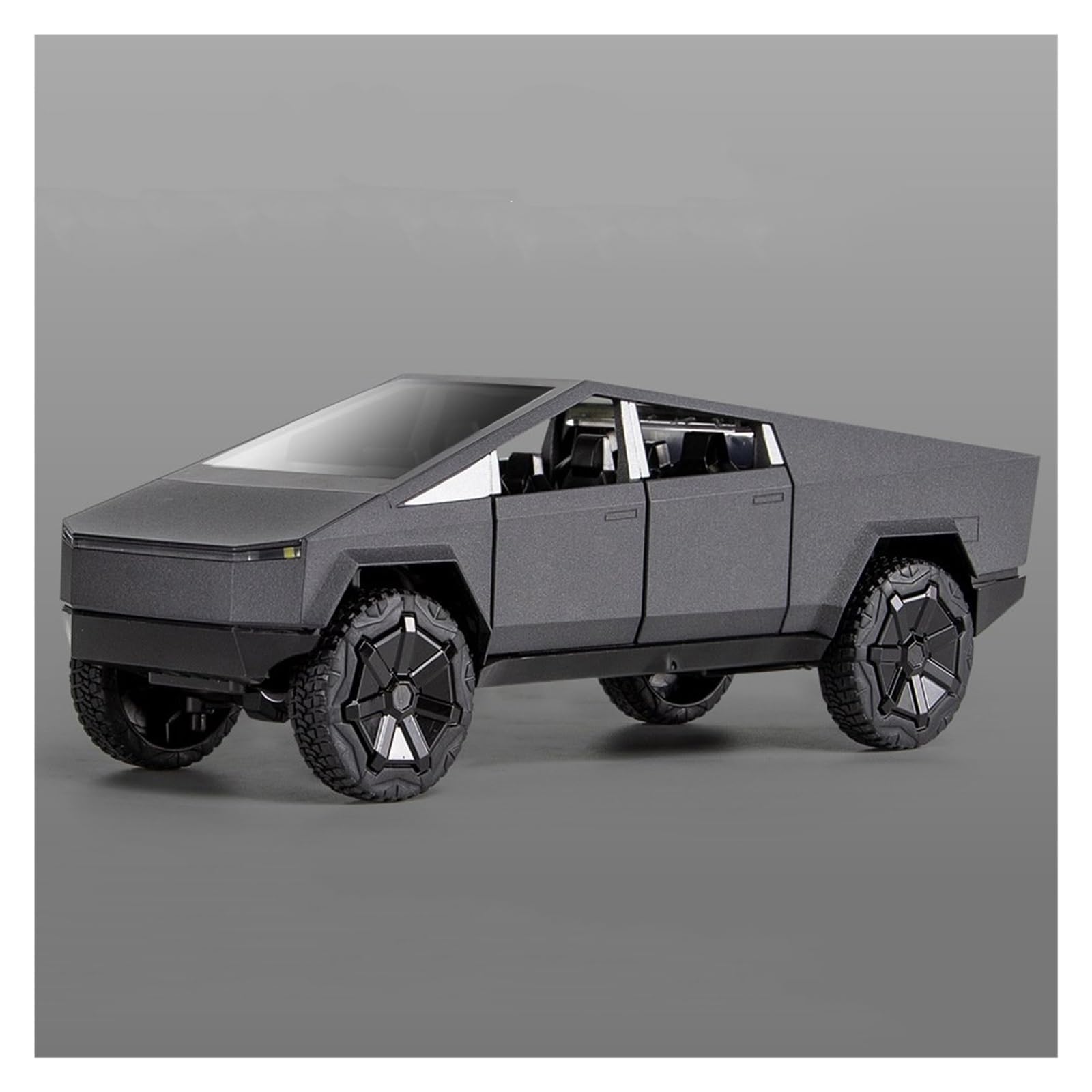 UIFCOG Die Cast Collectible Car Model 1:24 For Tesla For Cybertruck Alloy Die Casting Model Car Ornaments(Black)