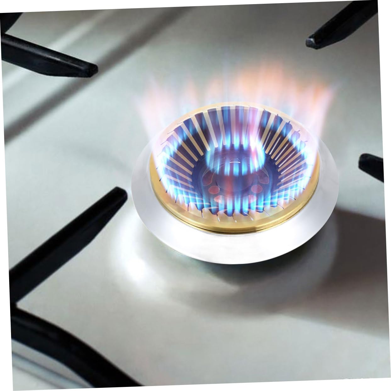 2pezzi Supporto Ghisa Per Wok Anello Diffusore Per Gas Per Cucina Stabilità e Sicurezza Per Pentole e Padelle Su Piano Cottura Gas