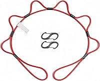 Vista 10 de LOOPROPE Cuerda elástica con sistema de amarre de ganchos Correa de carga ajustable Sin nudos Camión, RV, ATV, camping, accesorio al aire