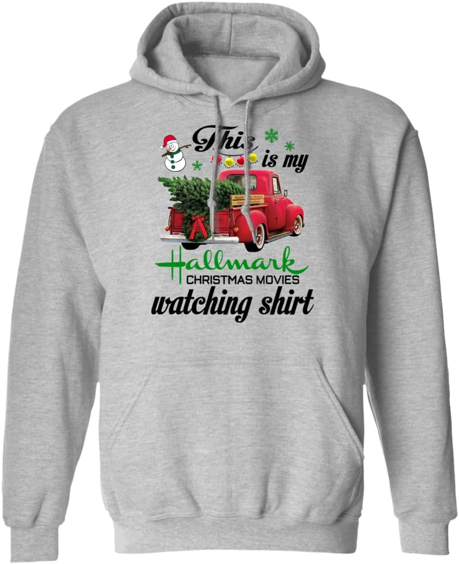 GurieriShopThis is My Hall-ma-rk Christmas Movie Watching Shirt Xmas Best Gift Hoodie