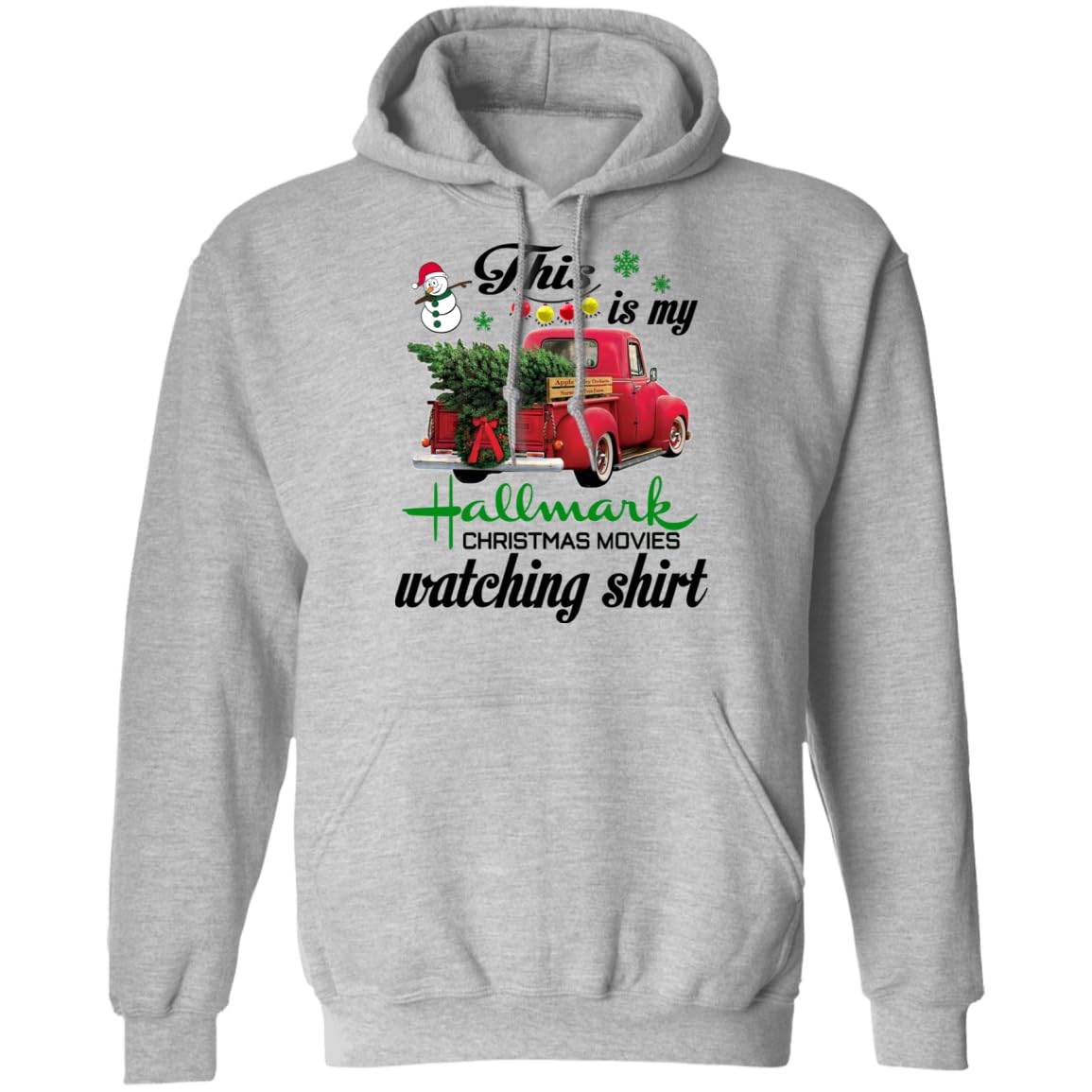 GurieriShopThis is My Hall-ma-rk Christmas Movie Watching Shirt Xmas Best Gift Hoodie