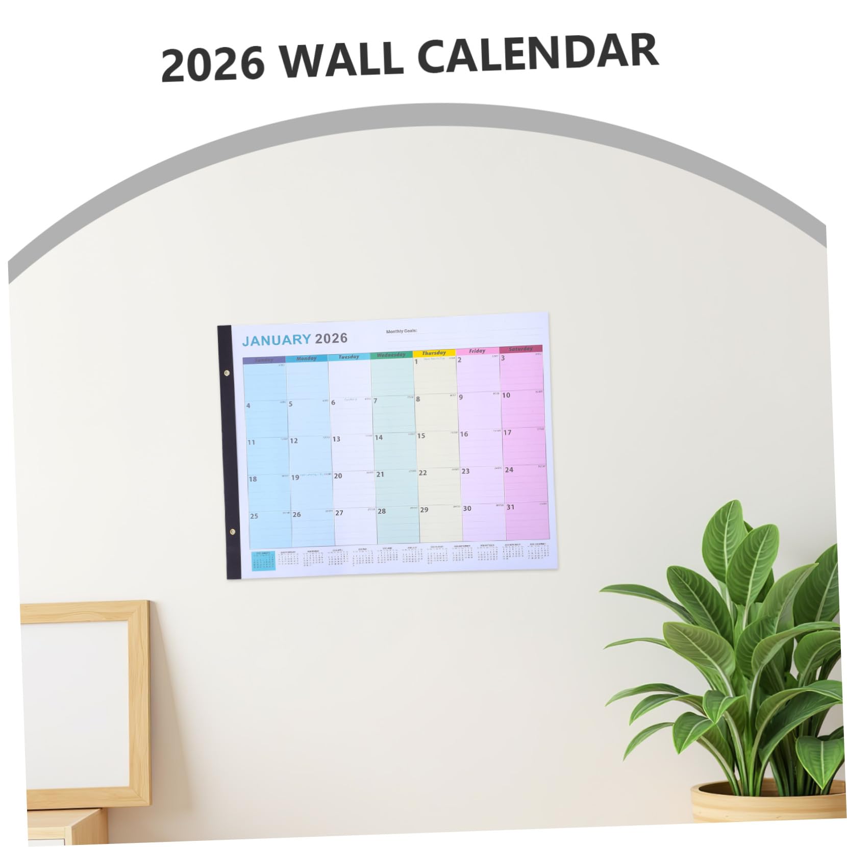 Calendario Da Parete Per Mese Calendario Da Parete Mensile Grande