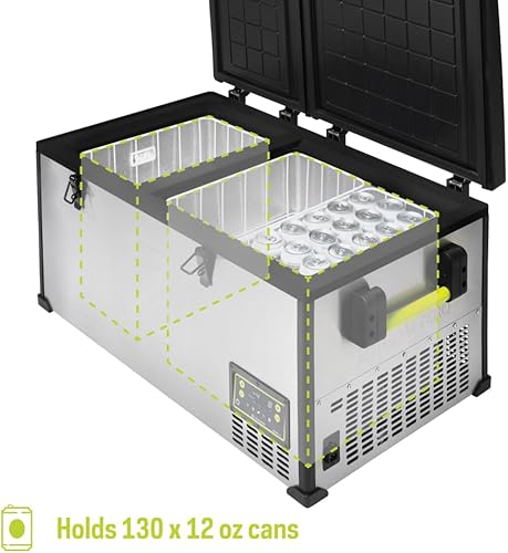 Miniatura 4 de Goal Zero Alta 80, Frigorífico Portátil y Congelador Portátil, Eficiencia Energética, 78 L, Compartimentos de Doble Zona