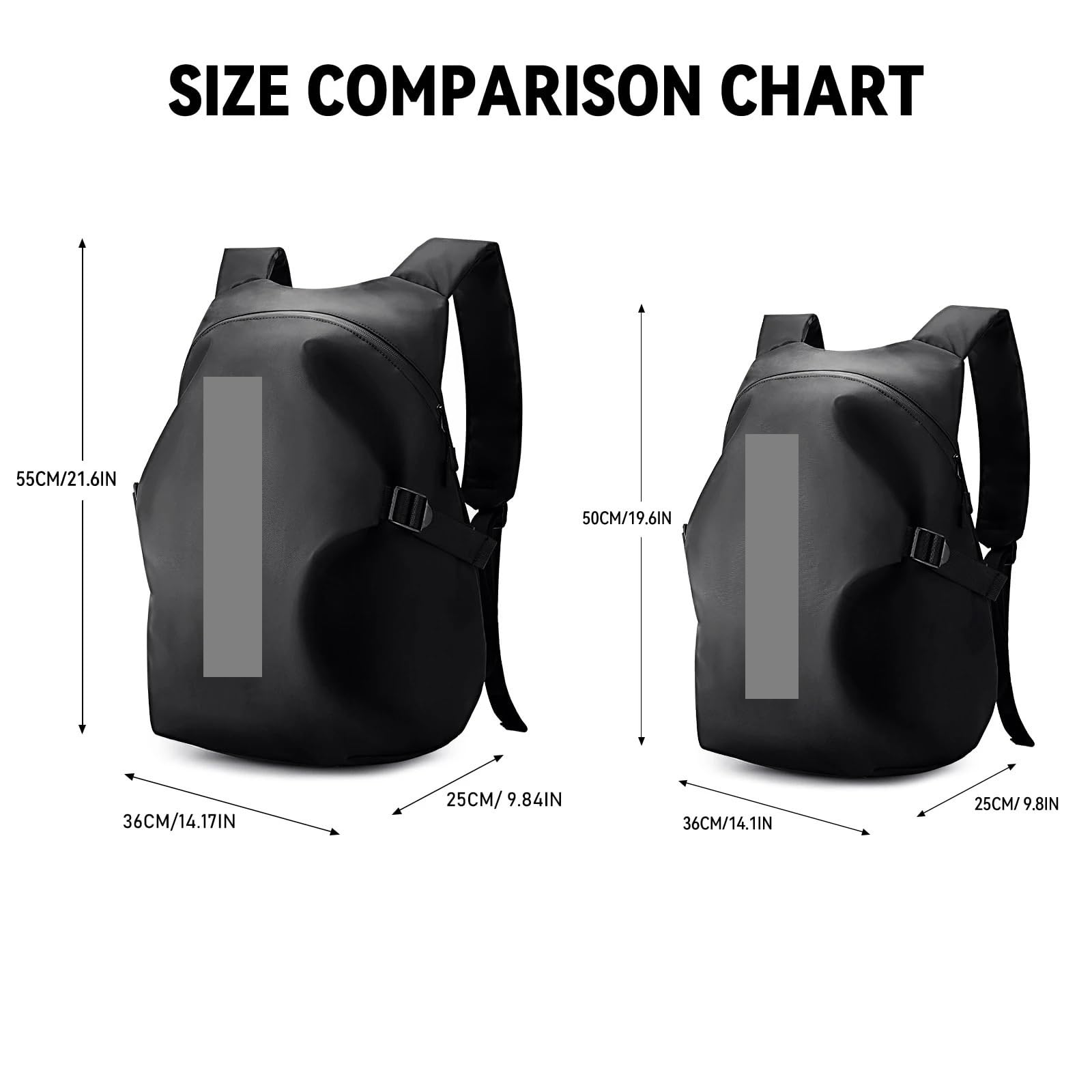 Borsa Porta Casco Zaino for Casco for Motocicletta Borsa Porta Impermeabile di Grande capacità con Zaino da Trekking a Righe per Casco Moto Bicicletta Sci(Black-Small)