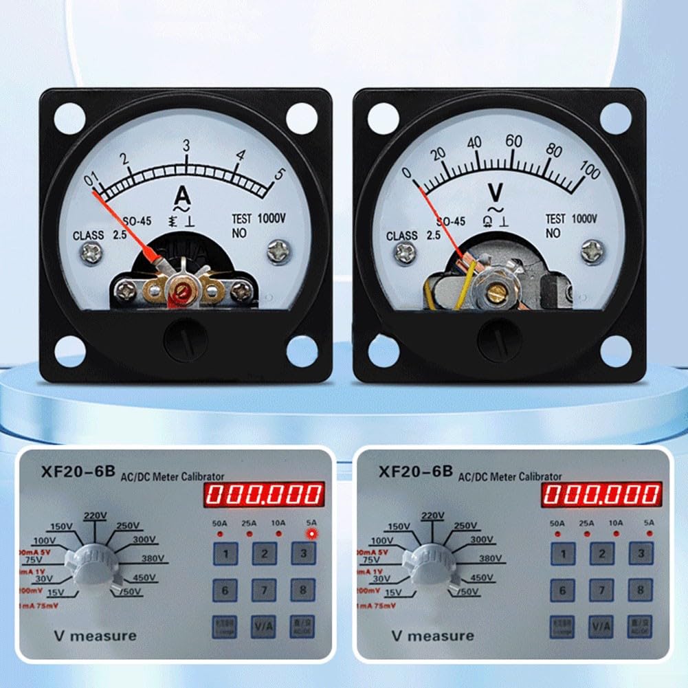 Amperometro per corrente continua Analogico 96x96 con allarmi - X96MA