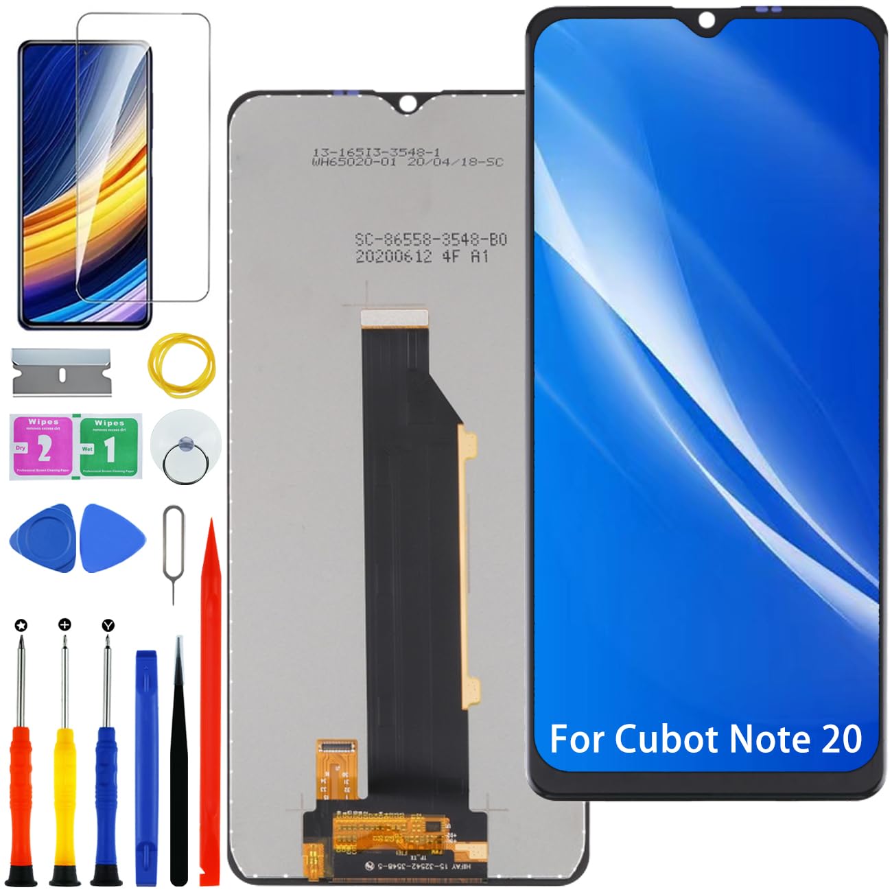 Pantalla LCD para Cubot Note 20 LCD pantalla de repuesto Touch Screen Assembly Kit de reparación