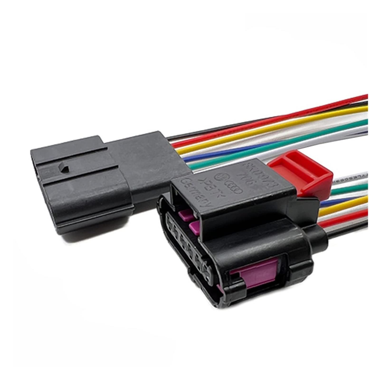 ICOBES 6-Pin Waterproof Connector - 15cm Wire Harness For VW Gas Pedal/Throttle Plug (Compatible With 8K0 973 706)