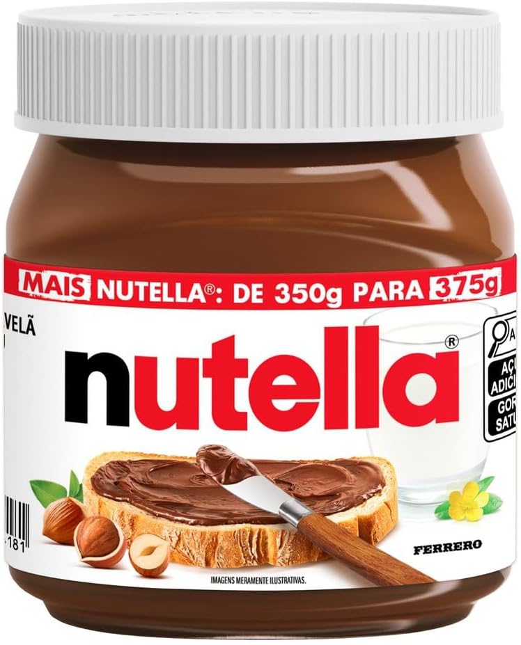 Creme de Avelã Nutella 375gr - Ferrero