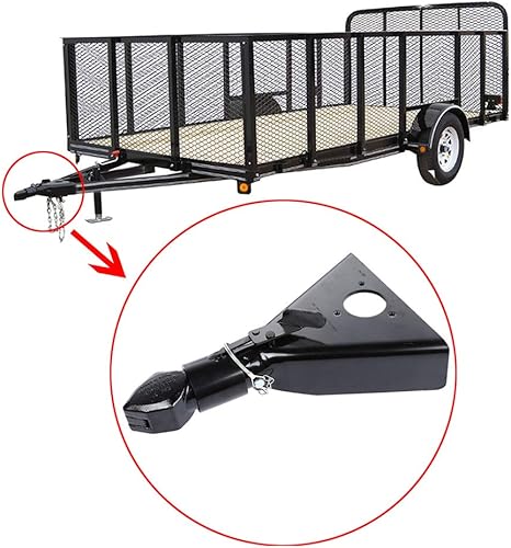 Miniatura 3 de NBJINGYI Clase III 2 en la capacidad del acoplador 7000LBS del marco A, polvo forjado de la cabeza resistente del molde revestido negro