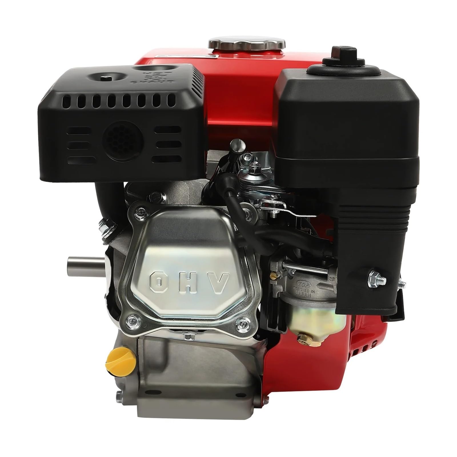 Motor De Gasolina Estacionario 4 Tiempos Y 7,5 HP,1 KW, Kart, Monocilíndrico, Cilindrada 208 CC Gran Potencia