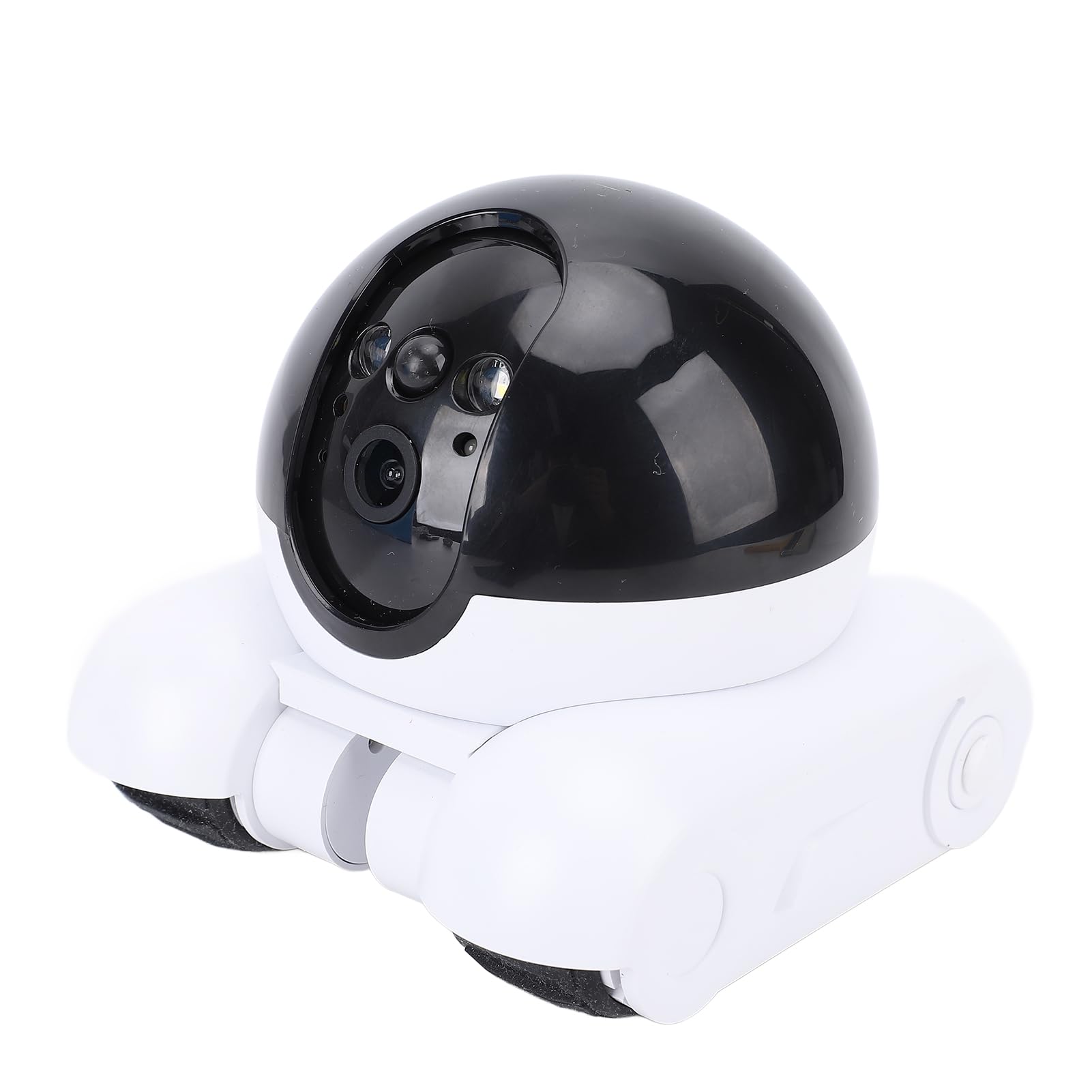 Zunate Caméra Mobile pour Animaux de Compagnie avec roulettes, Double Objectif 2MP 1080P, Batterie 5200mAh, Télécommande Via Application, Conversation Bidirectionnelle