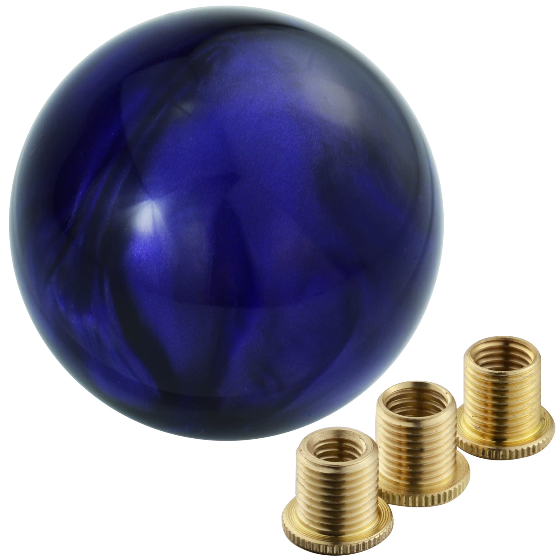 Padaodao Round Gear Knob Shift Lever Stick Shifter Ball for Most Manual Automatic Transmissions SUV Cars, Purple
