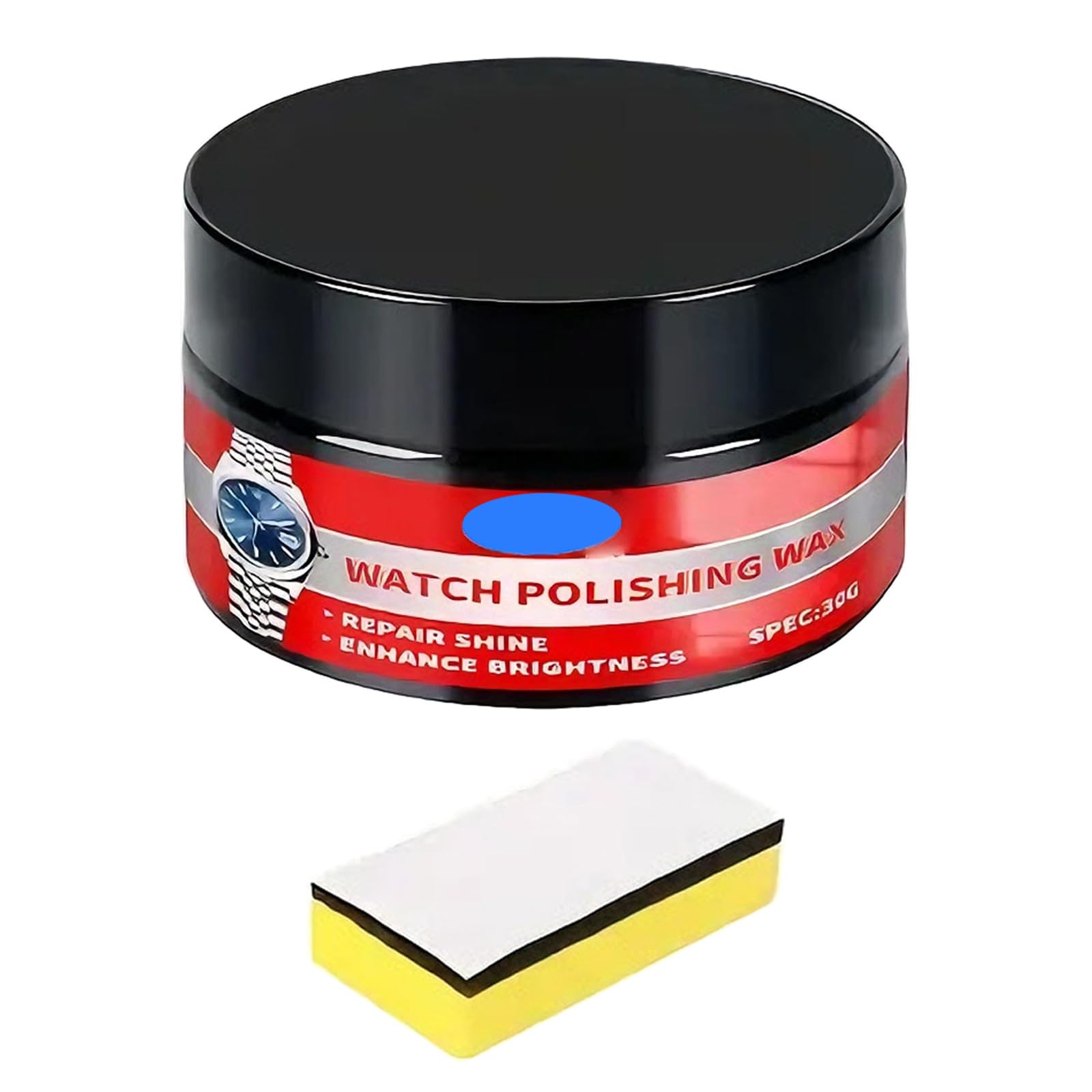 Rgybao 30G Watches Polishing Cream Set With Sponges For Restoring Shines And Scratches On Metal Jewelry Glass Surfaces Glass Scratch Fix