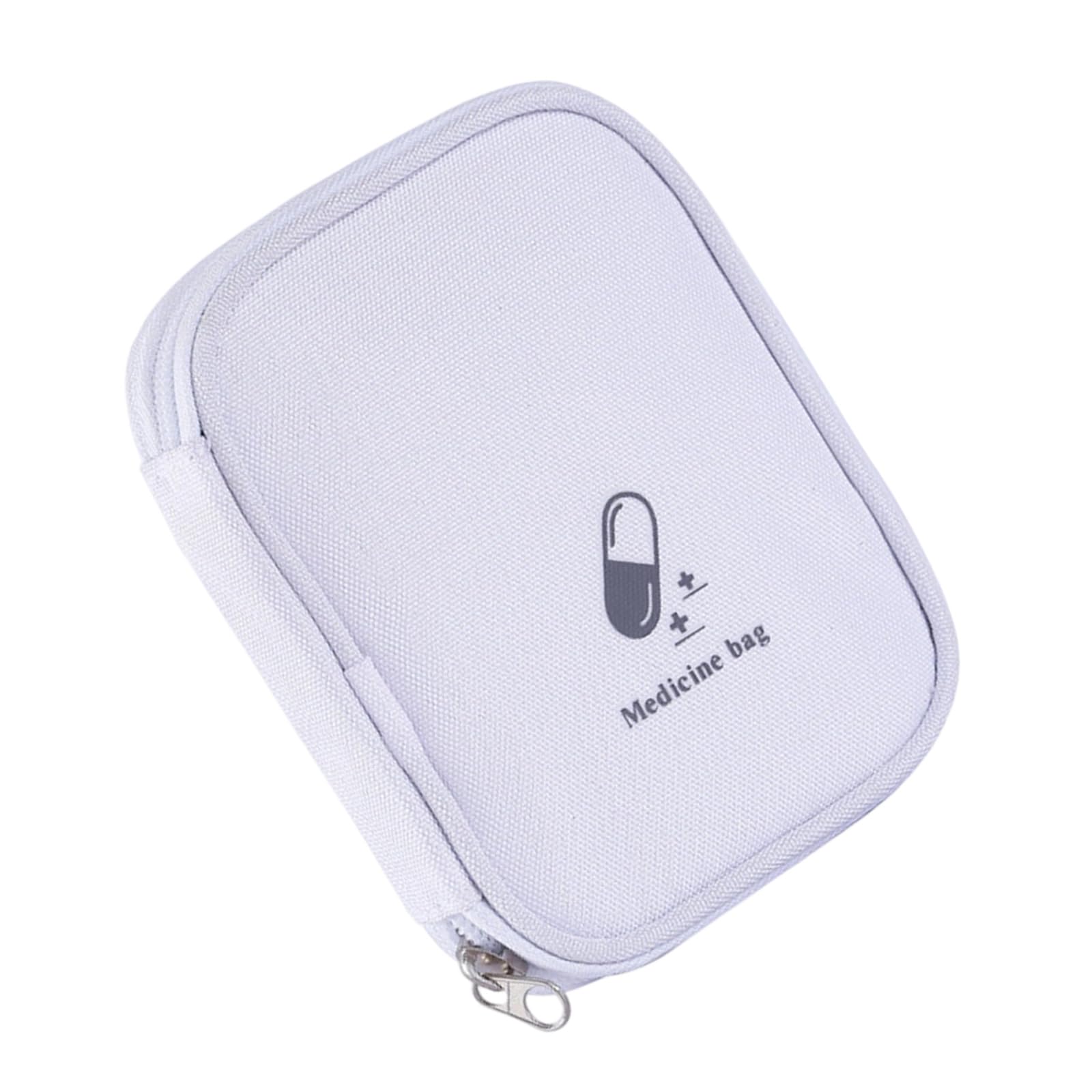 CAZSTYK Portable Minis Firsts Aid Bag Empty, Small Size Travel Medicine Pouches Zippers Handy Pills Pocket for Travel Home Use Firsts Aid Bag Empty