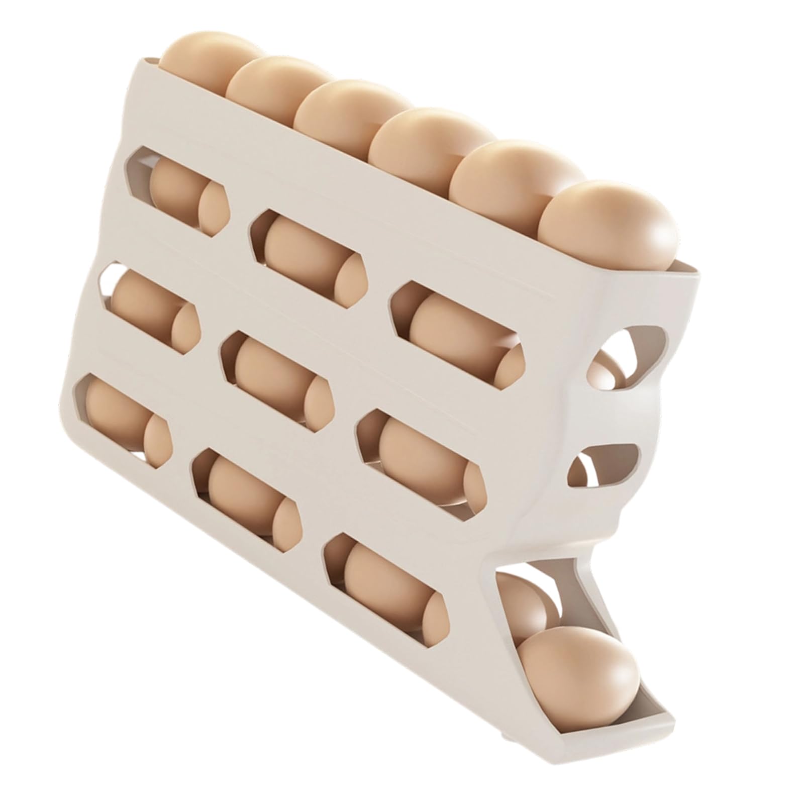 ordinarYone Eggs Storage Container With Stackable Designs For Organized Kitchen And Refrigerator Space Saving