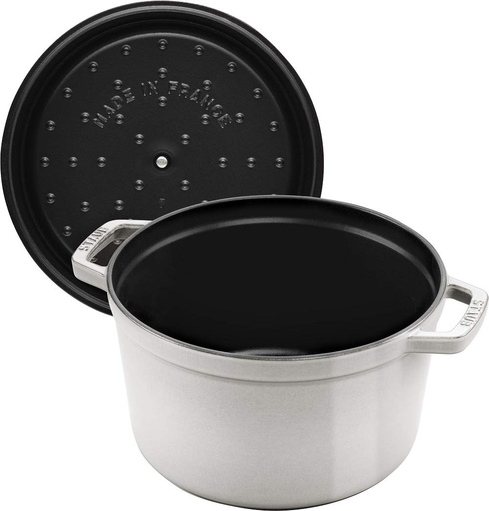High Cocotte, 24 cm | Truffle | round | Cast iron