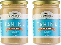 Tahine Tradicional 320g Sésamo Real Pasta de Gergelim - Kit 2x unidades