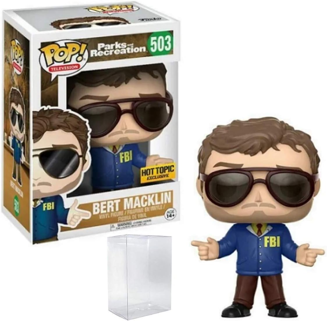 Parks and Recreation - Bert Macklin Funko Pop! Vinyl Figure
