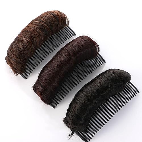 Miniatura 3 de Kopida 2 piezas de moño para el cabello, pinza invisible para el cabello, fibra de alta temperatura, herramienta de peinado para mujeres y niñas