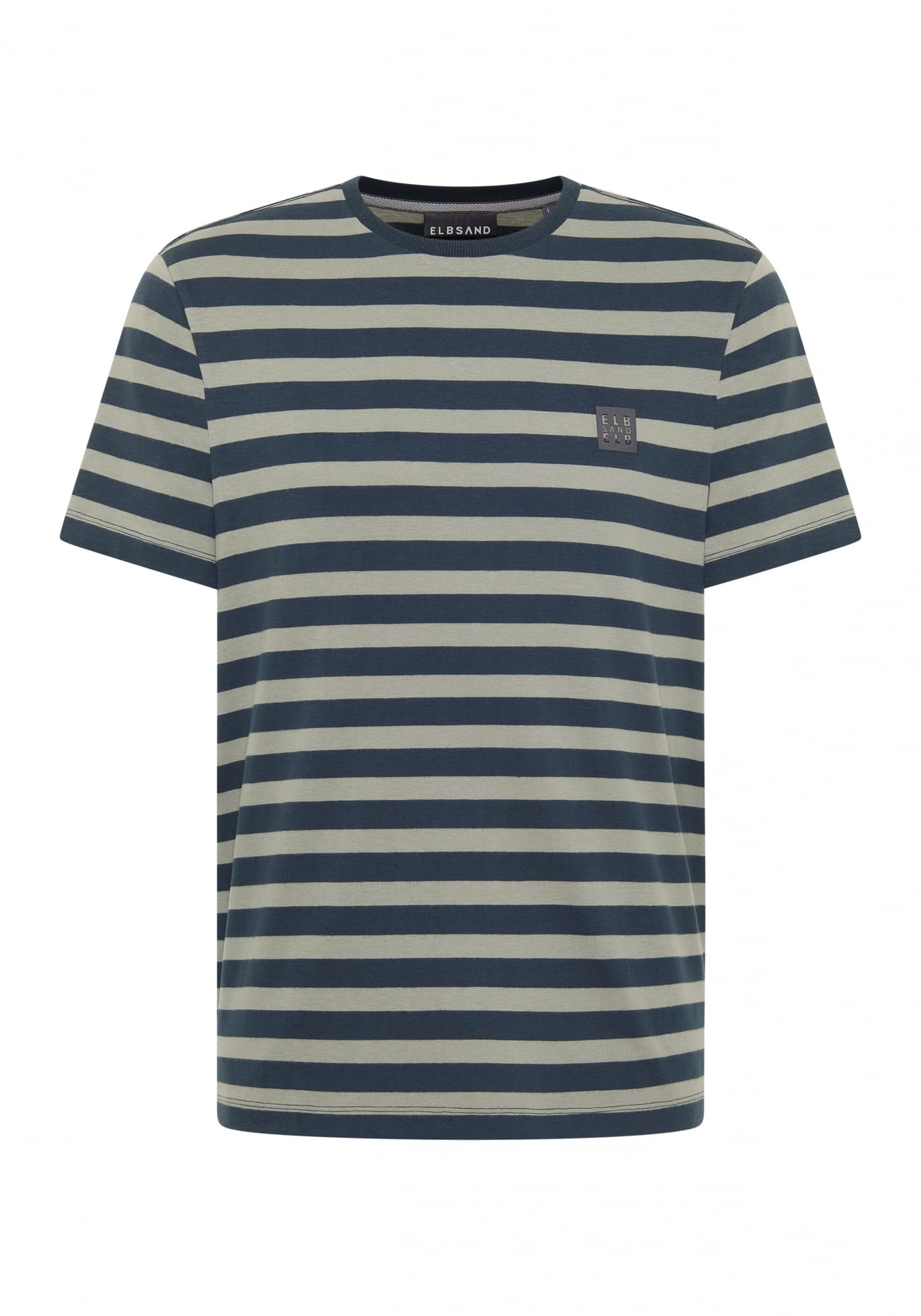 Elbsand Herren T-Shirt gestreiftes Jersey Kurzarmshirt ESMNoe