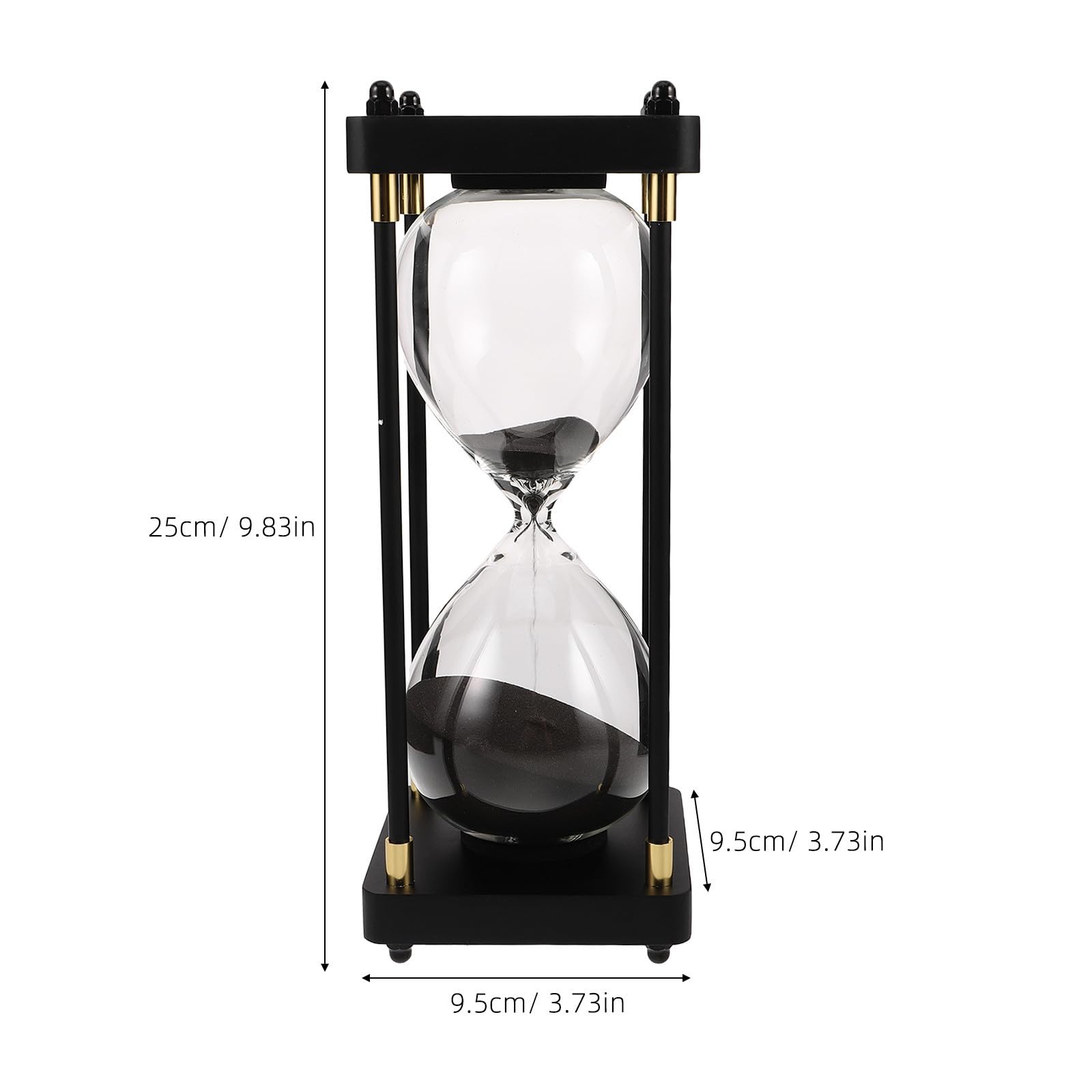 Reloj de Arena Vintage Temporizador de 60 Minutos Diseño Elegante y Clásica de para Oficina, Cocina y Meditación