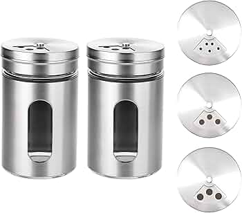 Amazon | Liroyal ﻿調味料入れ 塩コショウ入れ (2個入り) スパイス