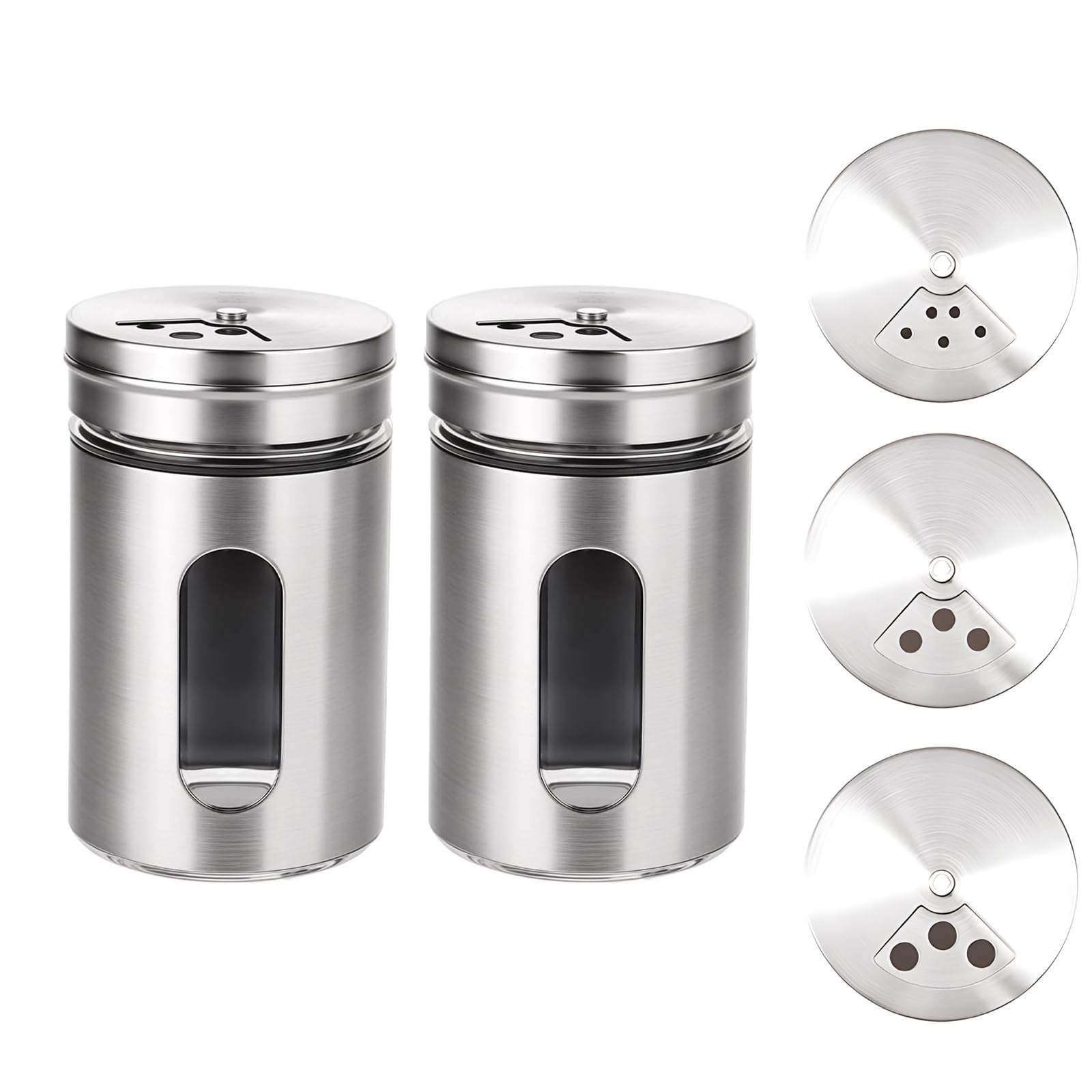 Amazon | Liroyal ﻿調味料入れ 塩コショウ入れ (2個入り) スパイス