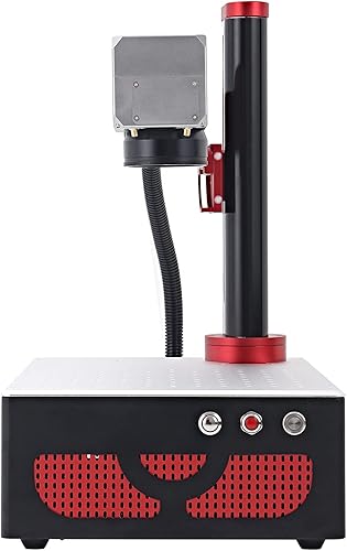 Miniatura 8 de PEKOKO Máquina de marcado láser de fibra Raycus de 30 W Marcador láser de fibra Grabador láser de escritorio para hacer número, código Qr, imágenes