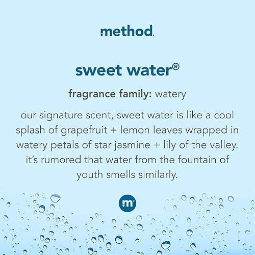 Miniatura 2 de Method Recambios de concentrados de lavado de manos espumoso, agua dulce, 4 repuestos reciclables de 1 onza líquida
