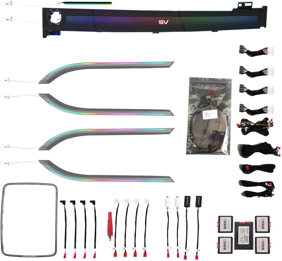 64 Color for 13-17 Range Rover Gradient Active Ambient Lighting Atmosphere Light