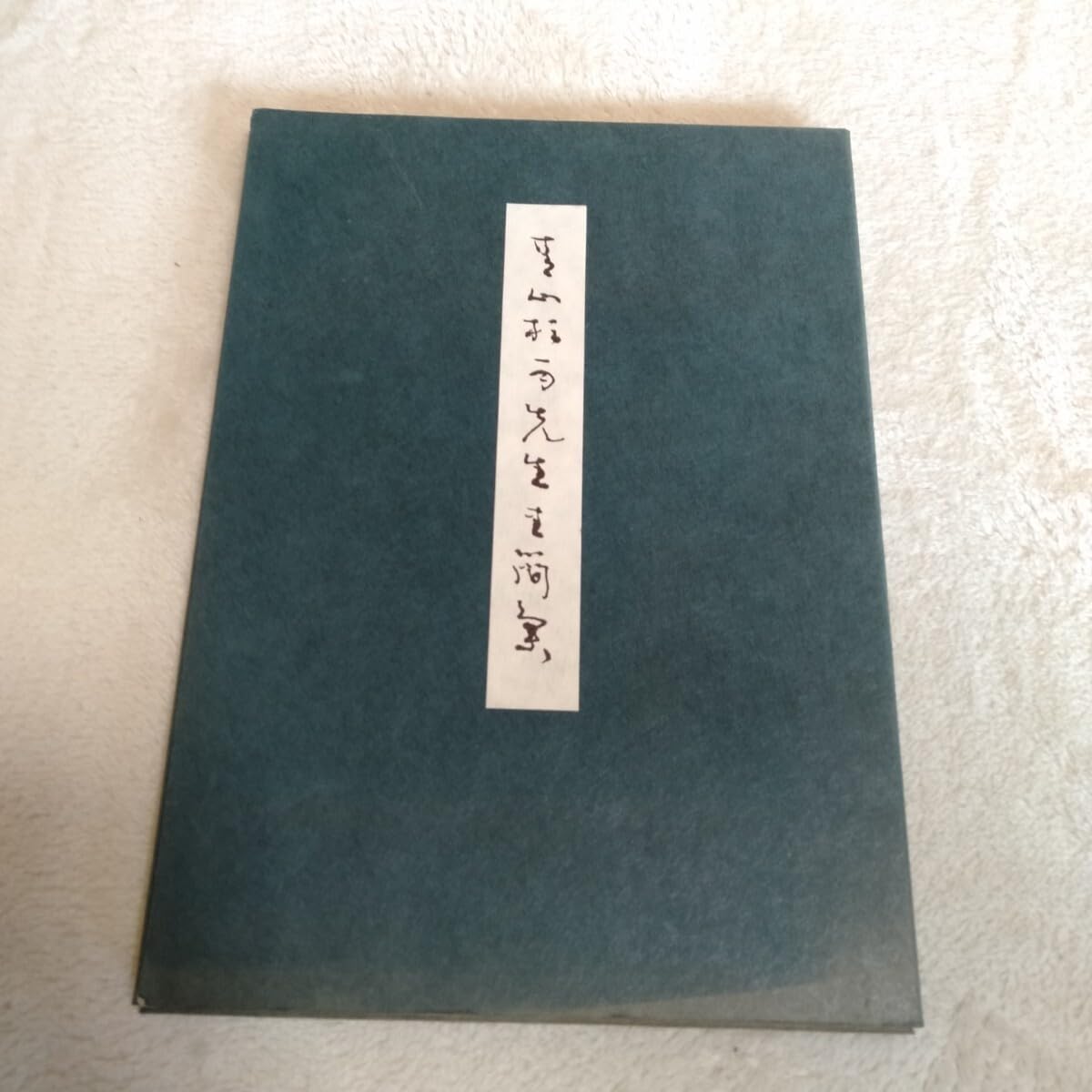 Amazon.co.jp: B242 内袋未開封 希少 「青山杉雨先生書簡集