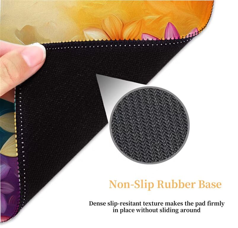 Tapis de souris antidérapant lavable pour protéger la table des taches
