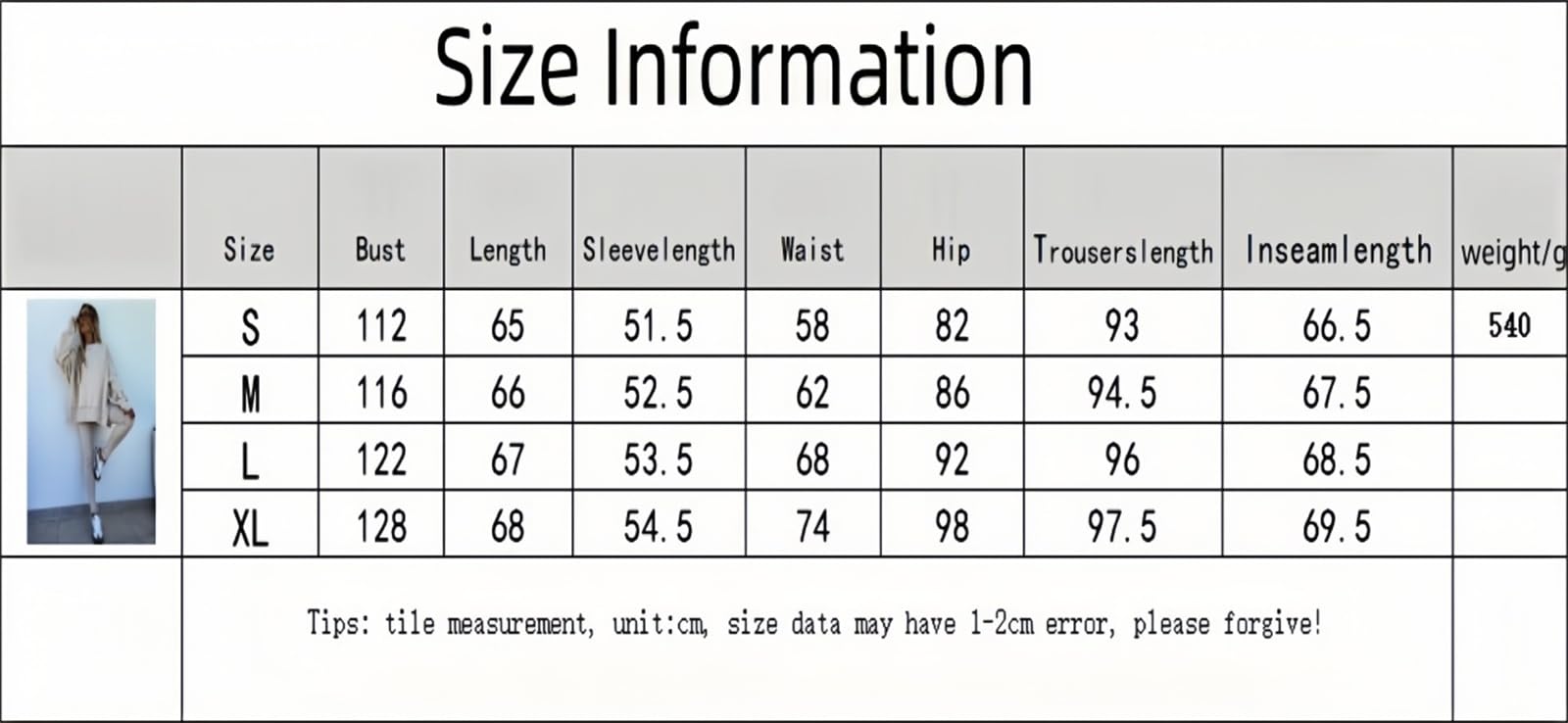 Bluza i legginsy zestaw 2-częściowy strój damski, jesienny zestaw, casualowa odzież domowa z długim rękawem