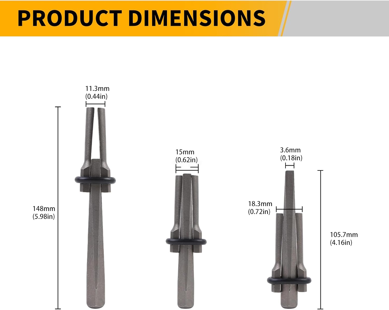 Rock Splitting Wedges Feathers And Wedges Set With Heavy Duty Chisel Packs-heavy-Feather-Concrete-Ssplitter For Granite, Concrete, And Marble(18pcs,0.62inch)