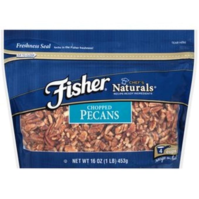 Chopped Pecans by Fisher - 16 Oz Zip-lock Bag